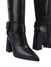 "Devil is in Details" Tall Boots, Black