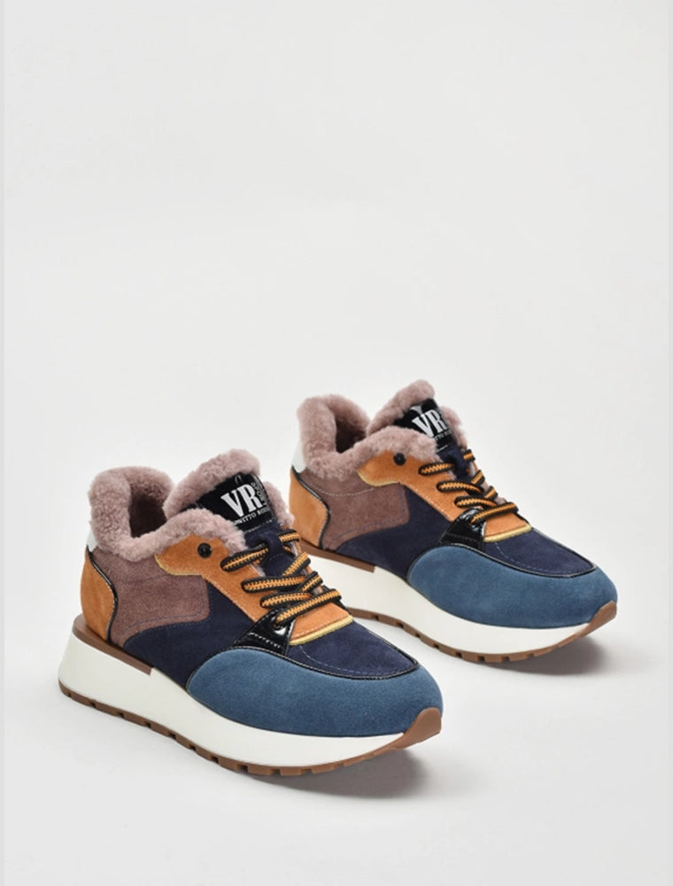 Winter Suede Sneakers, Multicolor