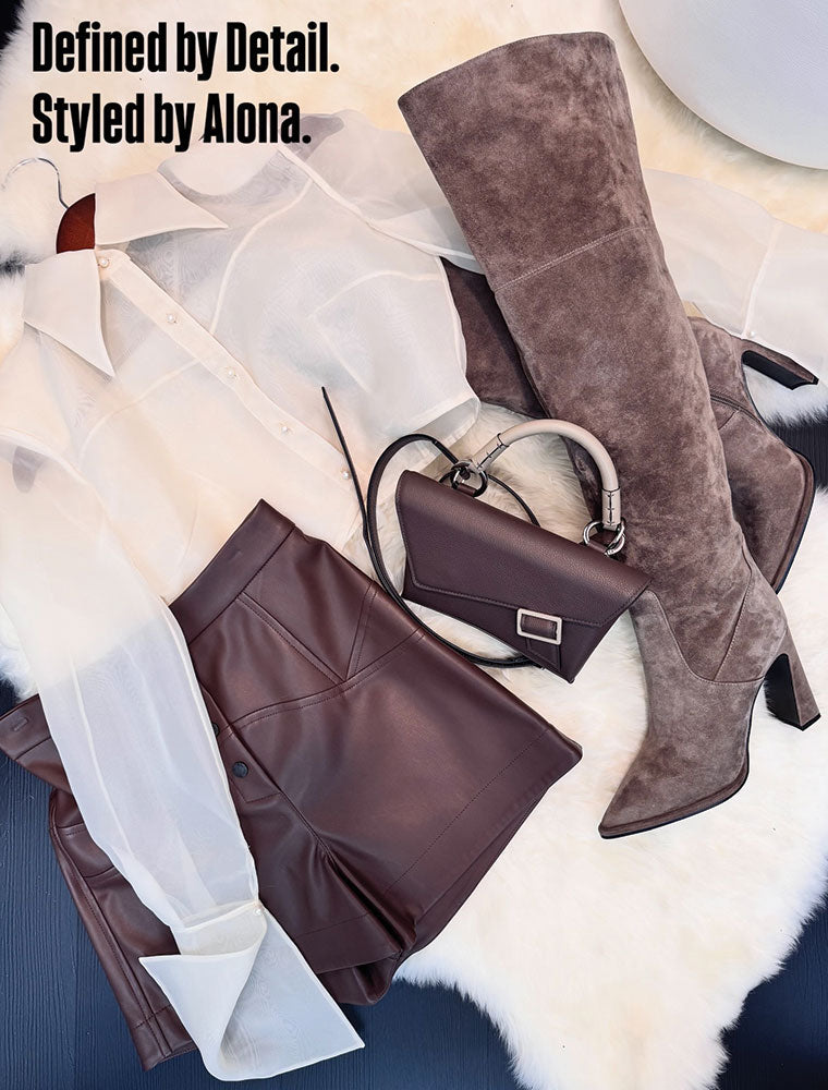 Genuine Cowhide 3 in 1 Bag, Brown