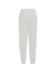 Green Side Stripe Joggers, Off-White
