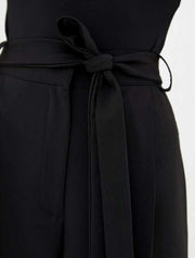 High-Rise Straight Leg Pant, Black