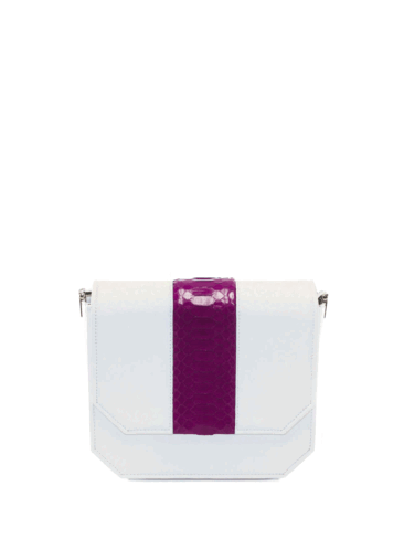 PEcado // WHITE ORCHID RADIANT CLUTCH BAG