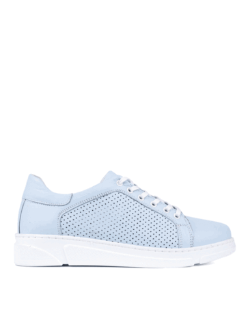 ATTIZZARE // PERFORATED SNEAKERS, LIGHT BLUE